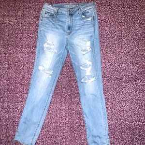 American eagle size 14 ripped jeans
